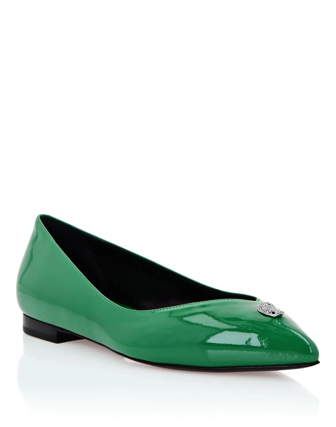 Ballet Flats Skull, цвет: Зеленый