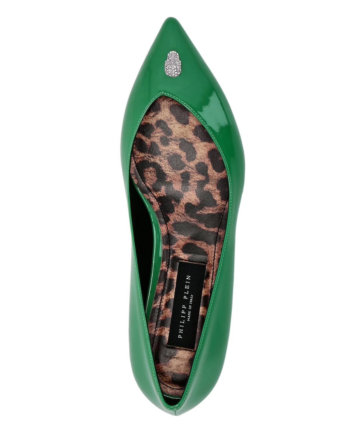 Ballet Flats Skull, цвет: Зеленый