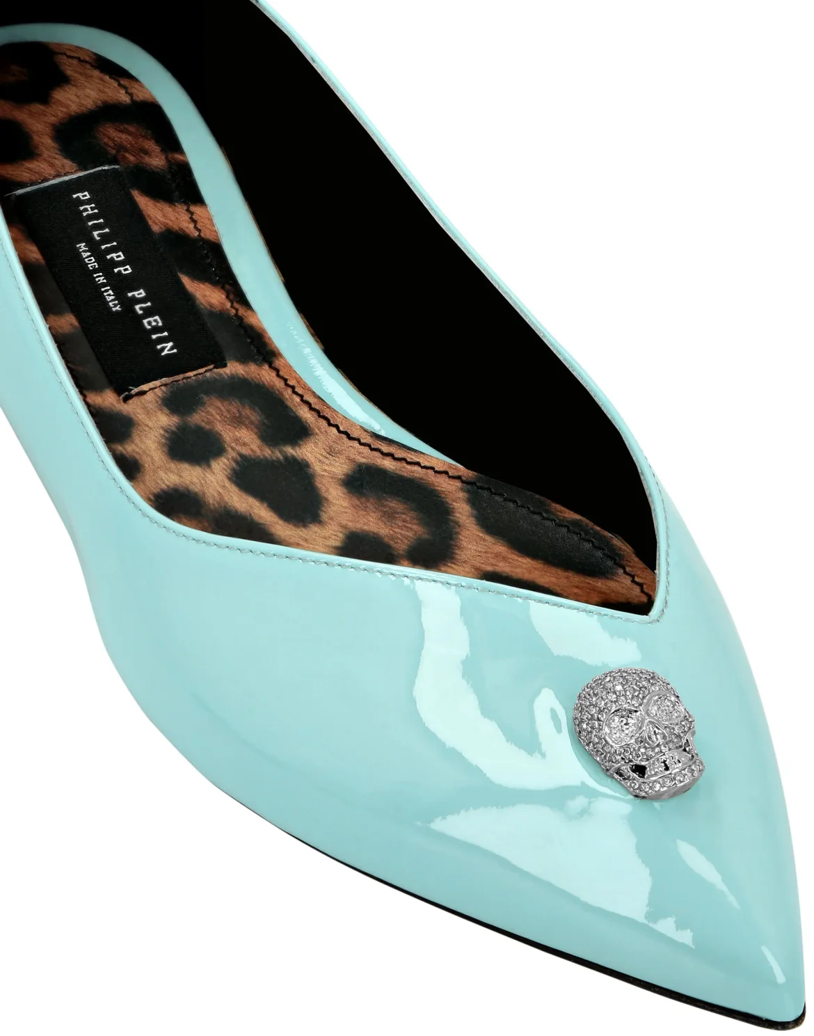Ballet Flats Skull, цвет: Голубой