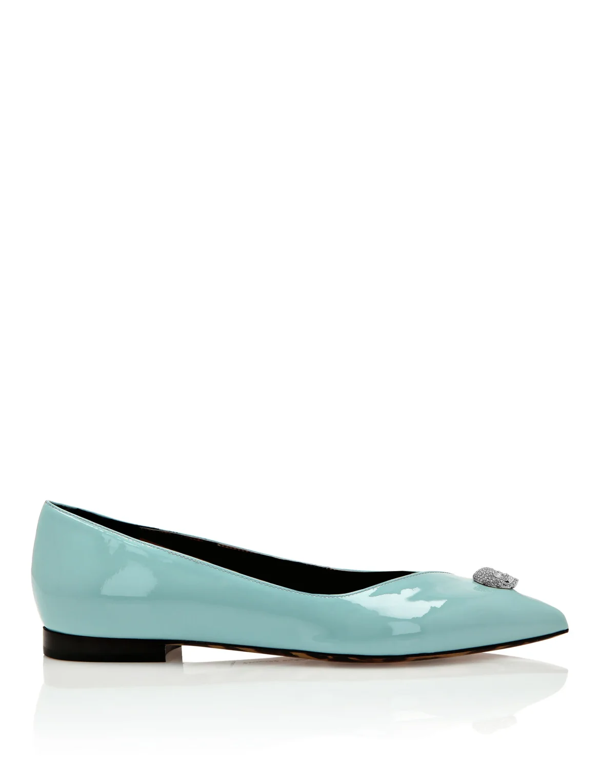 Ballet Flats Skull, цвет: Голубой