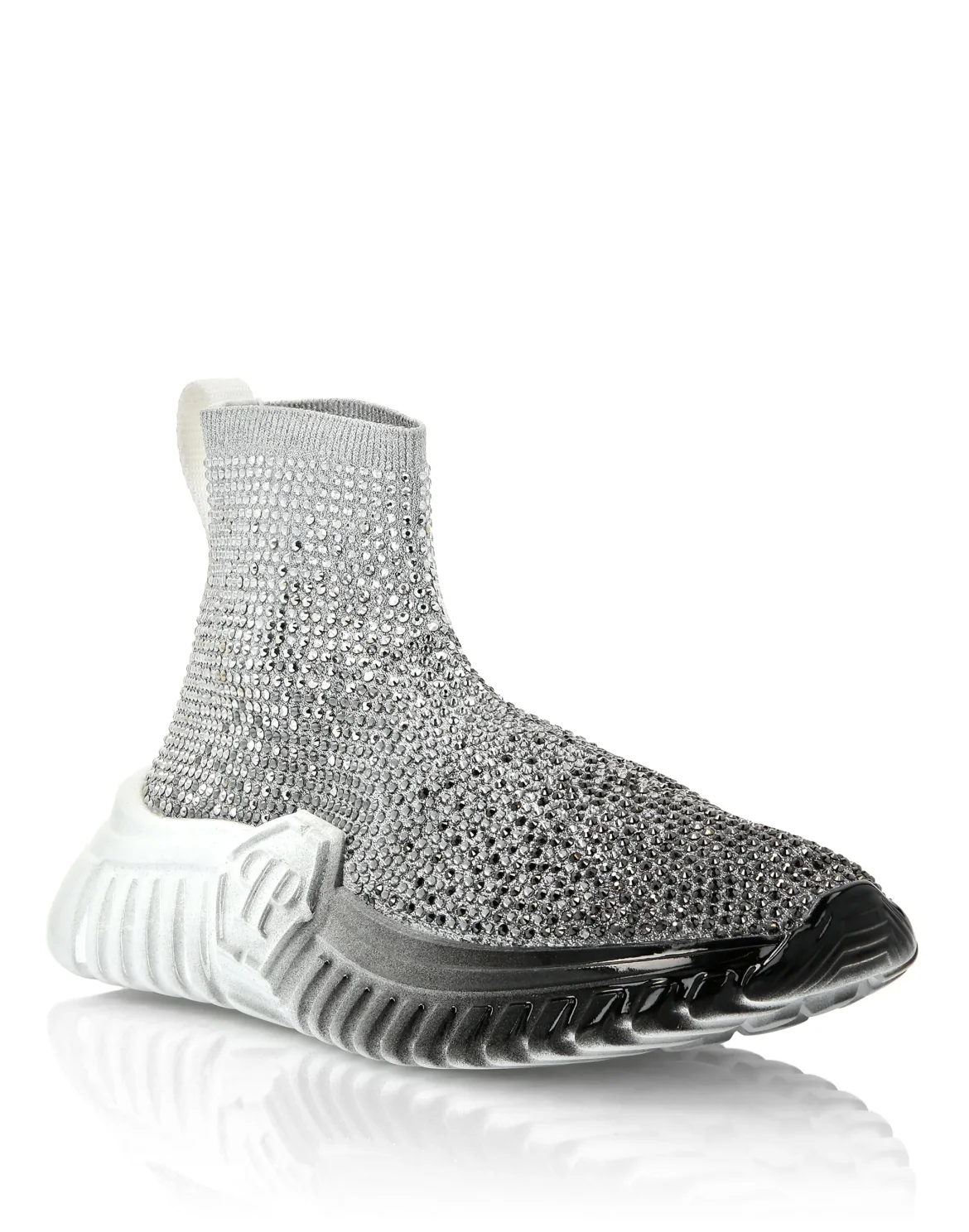 CRYSTAL SOCK-SNEAKERS SUPERSONIC, цвет: Белый