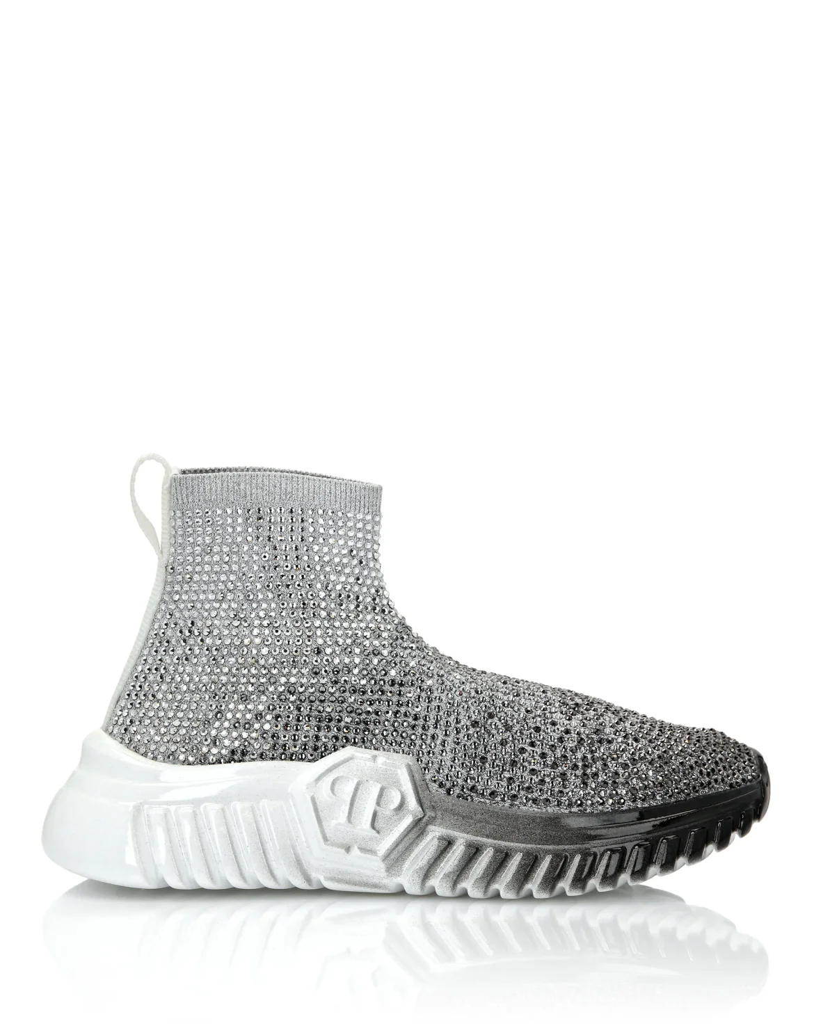 CRYSTAL SOCK-SNEAKERS SUPERSONIC, цвет: Белый