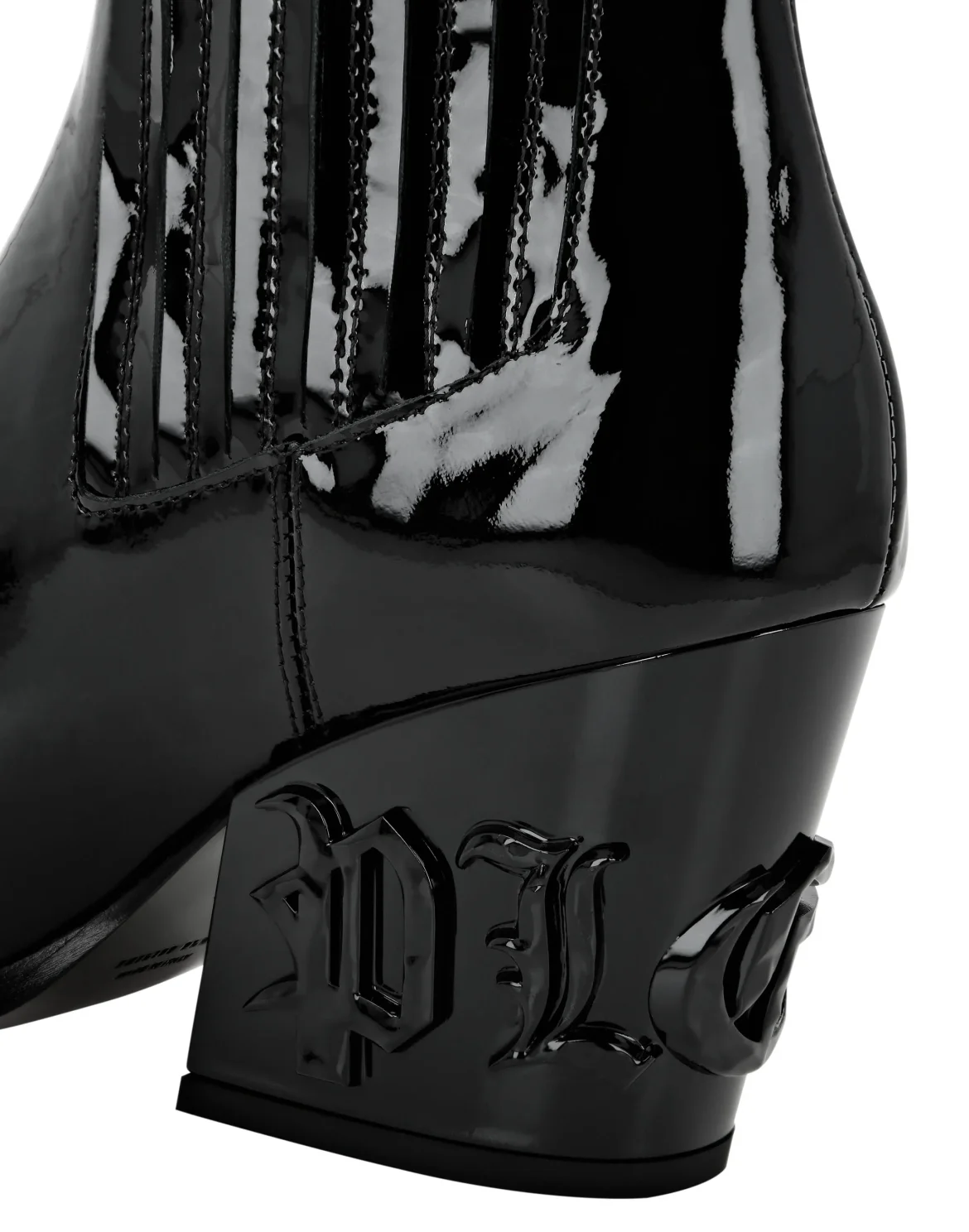 Boots Mid Flat Gothic Plein, цвет: Черный