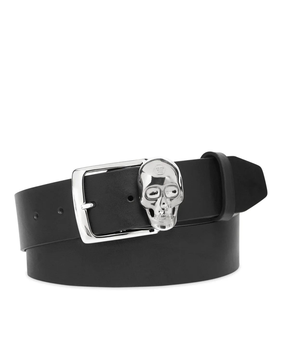 Leather Belt Skull, цвет: Черный