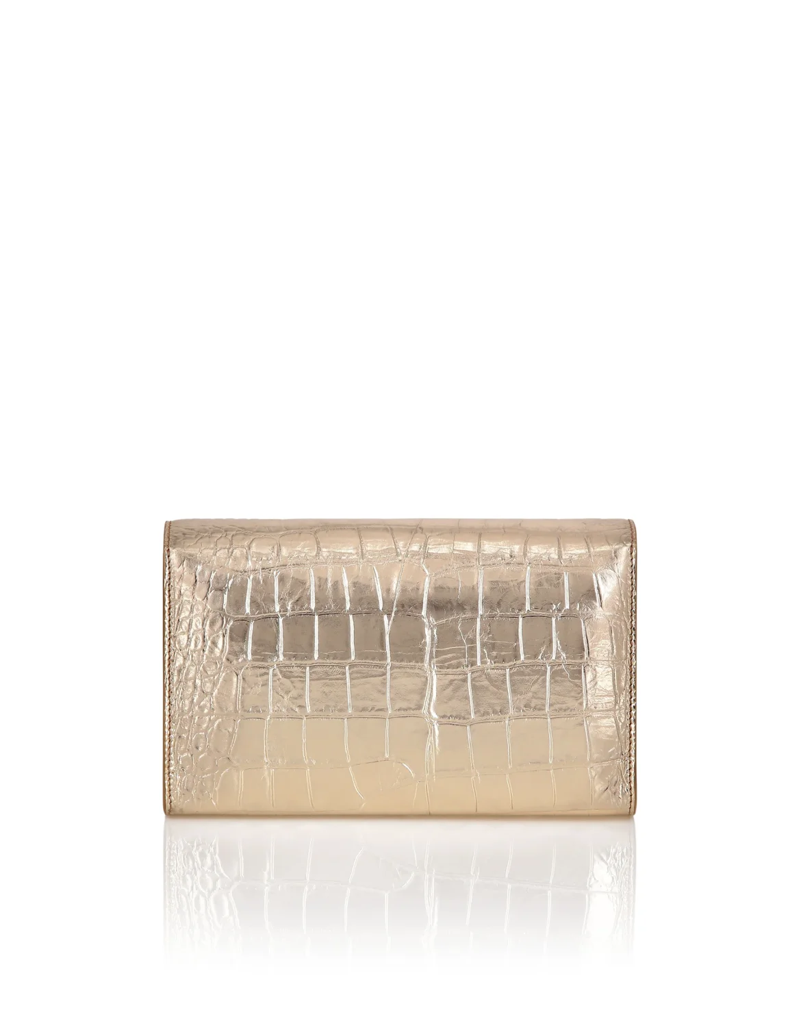 Small Crocco Printed Shoulder Bag, цвет: Золотой