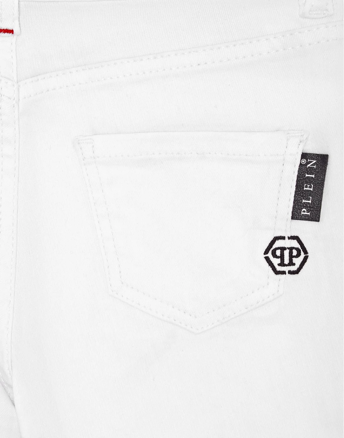 Denim Trousers Regular Fit, цвет: Белый