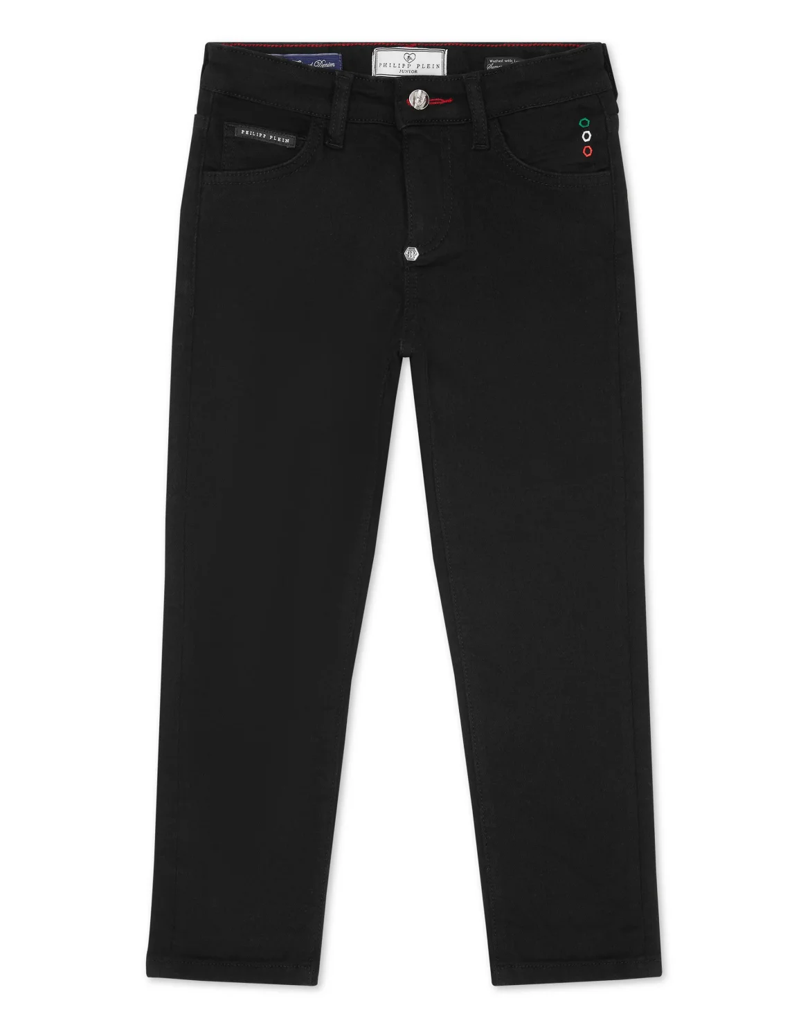 Denim Trousers Regular Fit, цвет: Черный