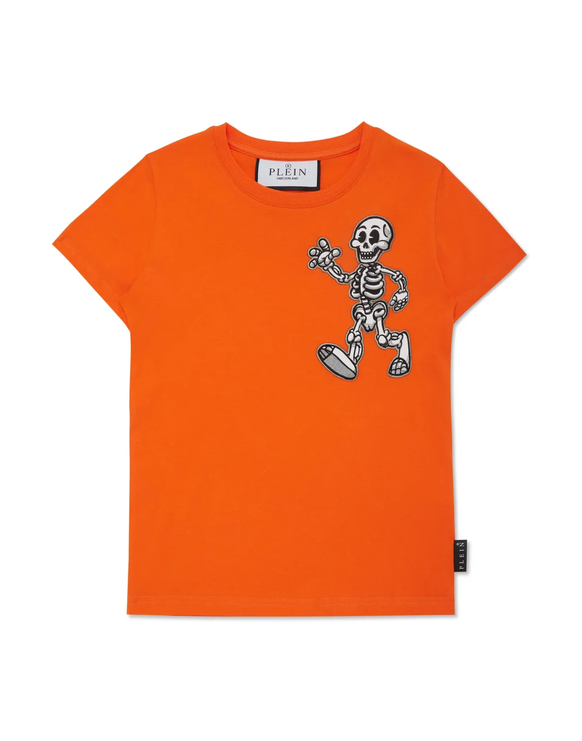 T-shirt Round Neck SS Skully Gang, цвет: Оранжевый