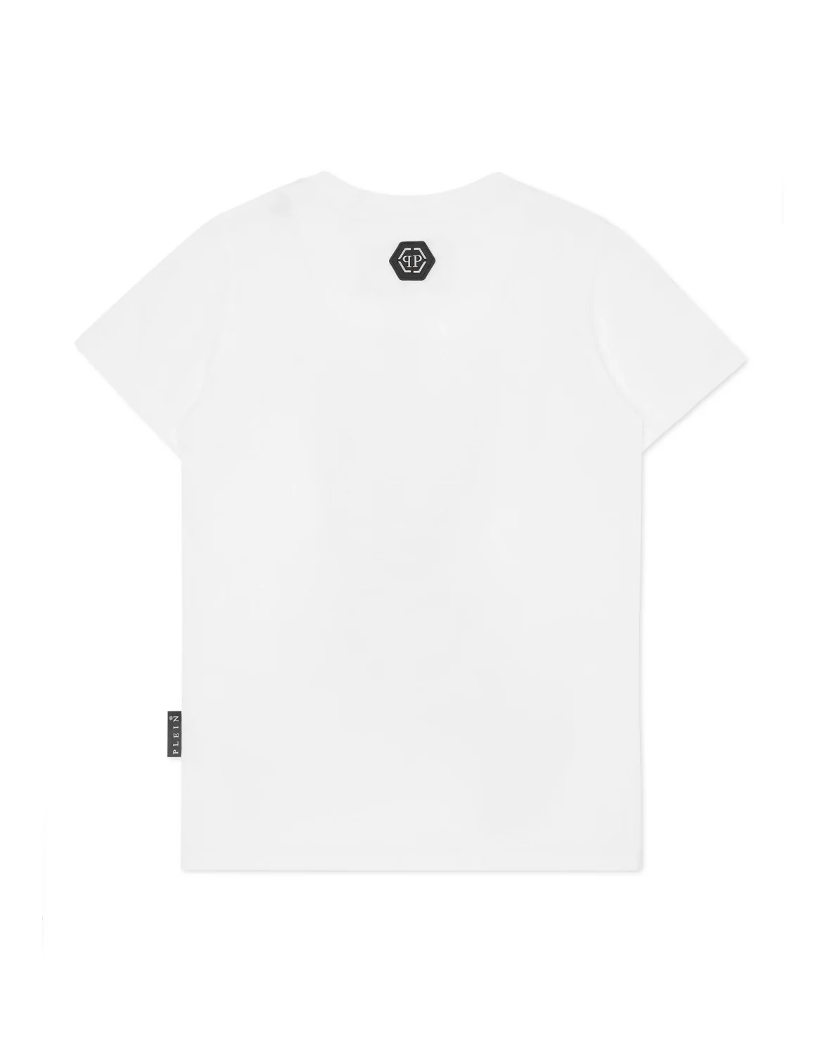 T-shirt Round Neck SS with Crystals Teddy Bear, цвет: Белый
