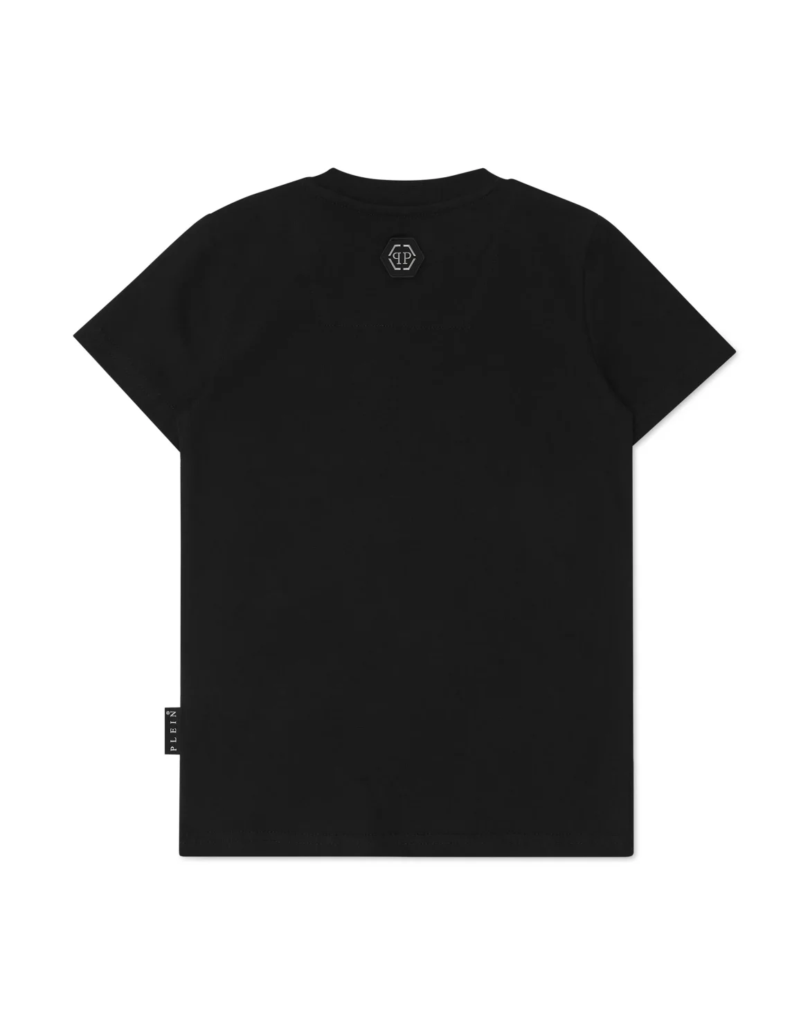 T-shirt Round Neck SS with Crystals Teddy Bear, цвет: Черный