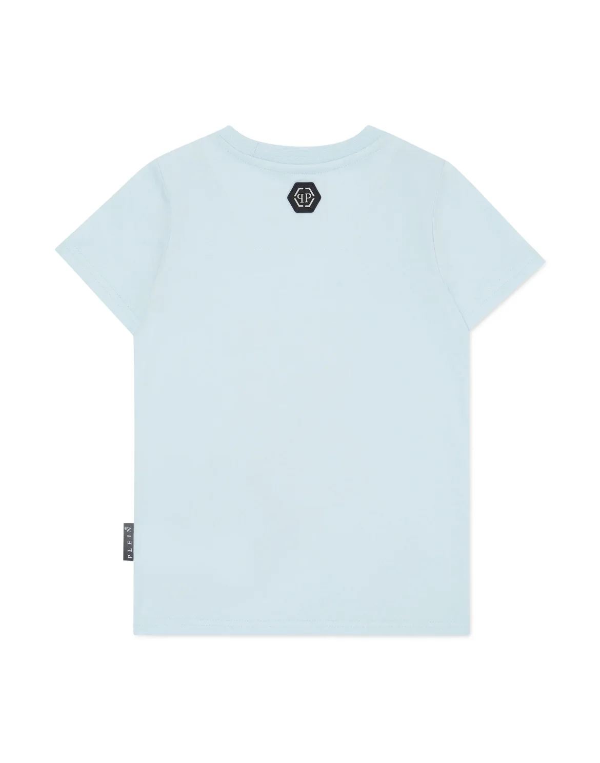 T-shirt Round Neck SS with Crystals Teddy Bear, цвет: Голубой