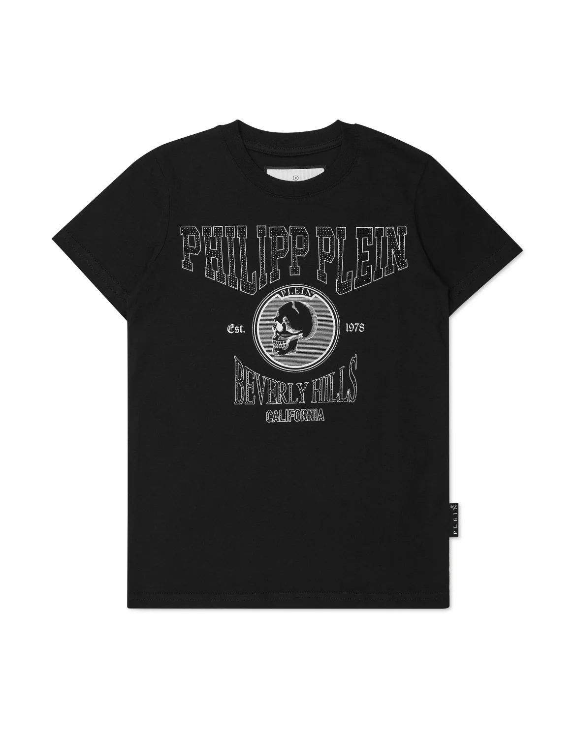 T-shirt Round Neck SS with Crystals, цвет: Черный