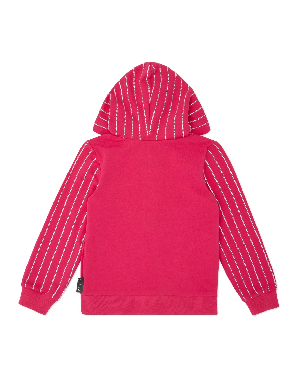 Cropped Hoodie Sweatjacket Crystal, цвет: Розовый
