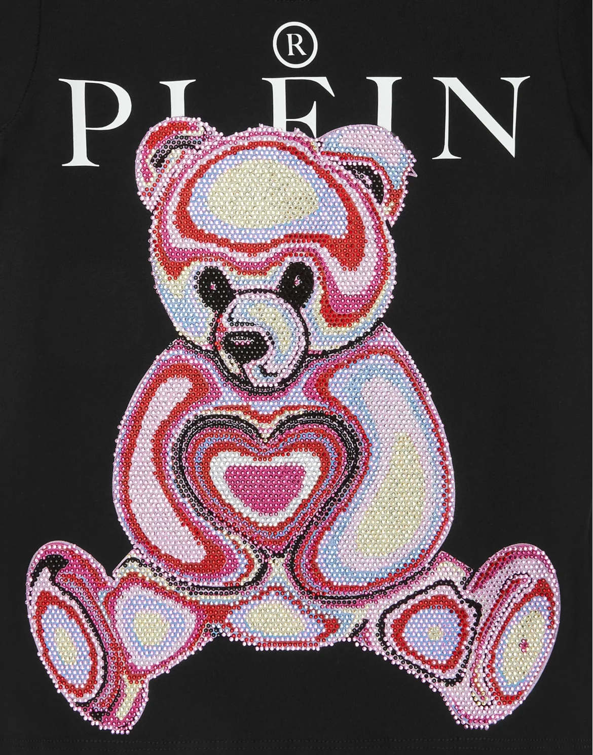 Man Fit T-shirt Teddy Bear, цвет: Черный