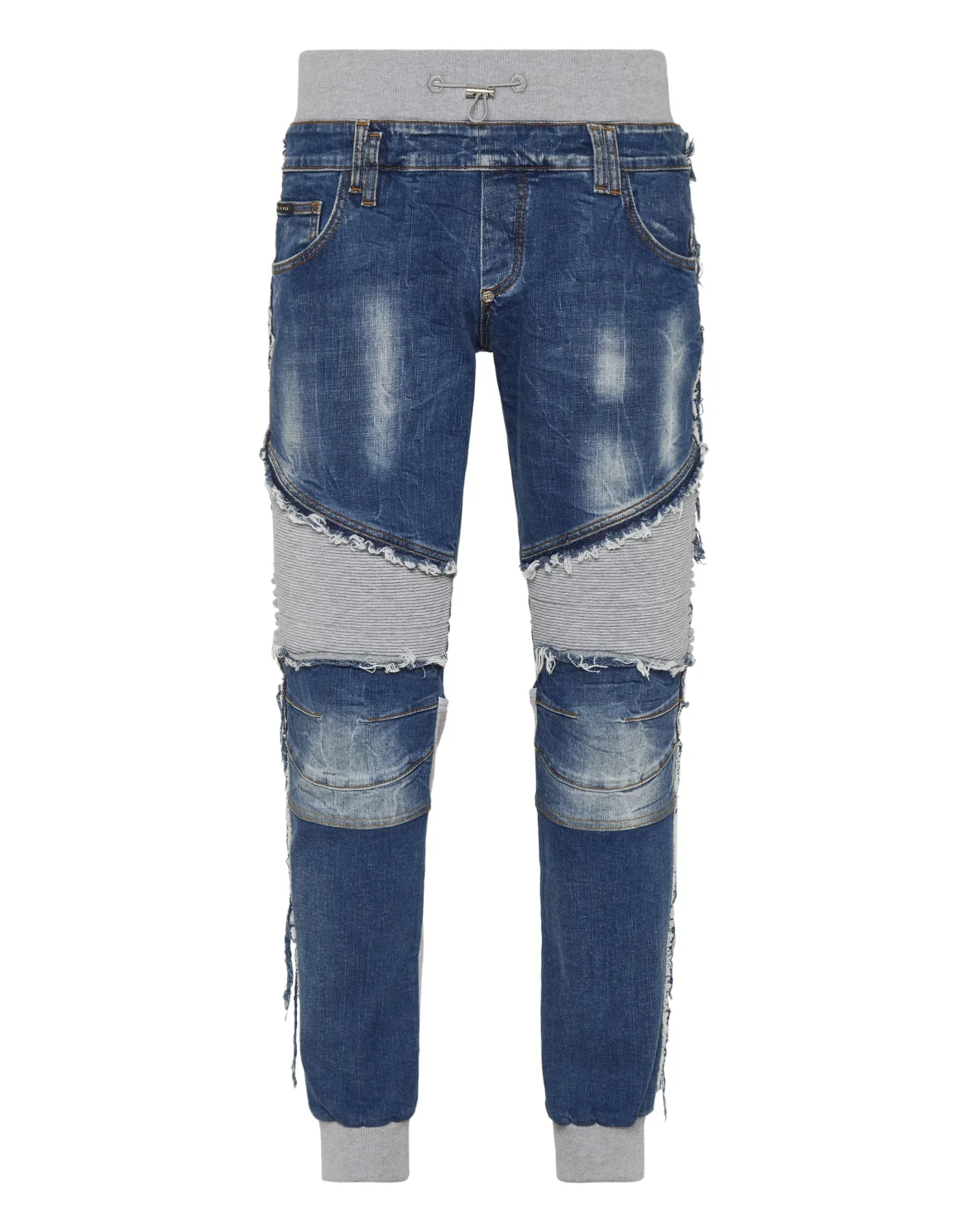 Denim Jogging Trousers Skull&Bones, цвет: Синий