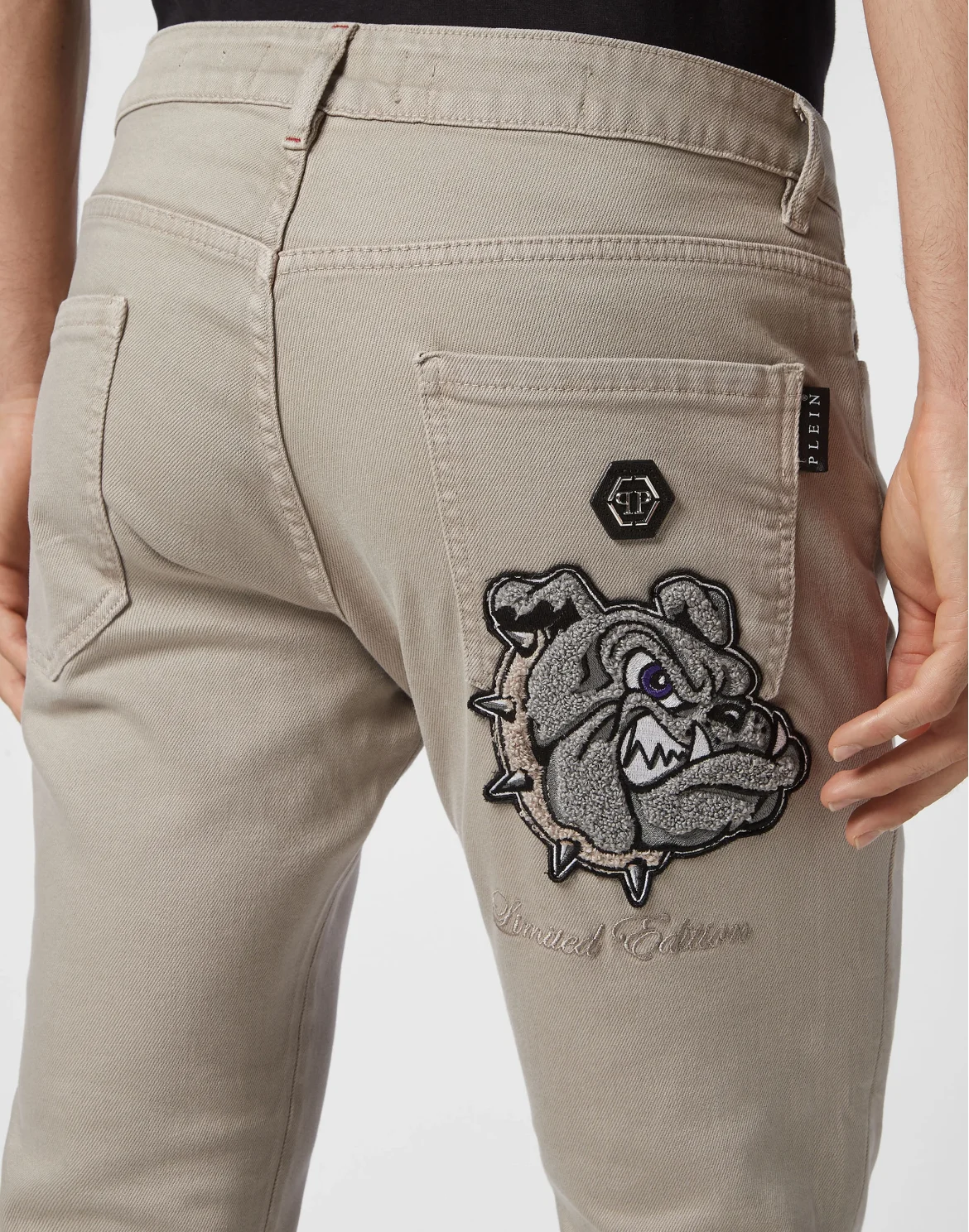 Denim Trousers Super Straight Cut, цвет: Бежевый