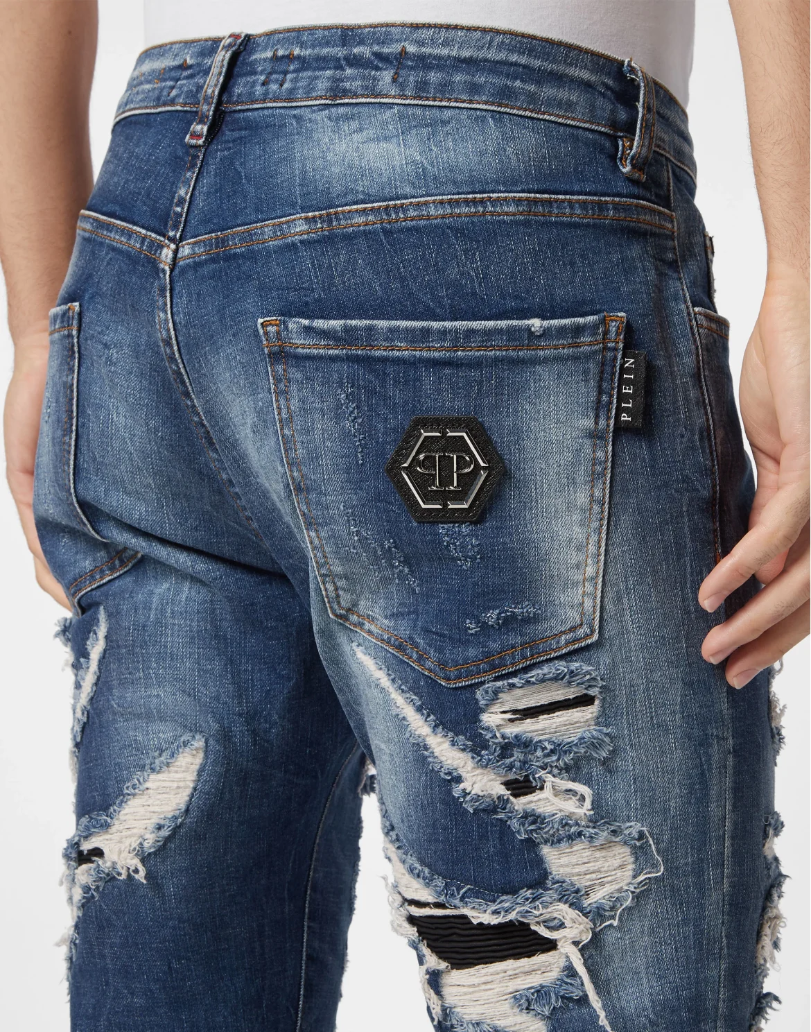 Denim Trousers Super Straight Cut, цвет: Синий