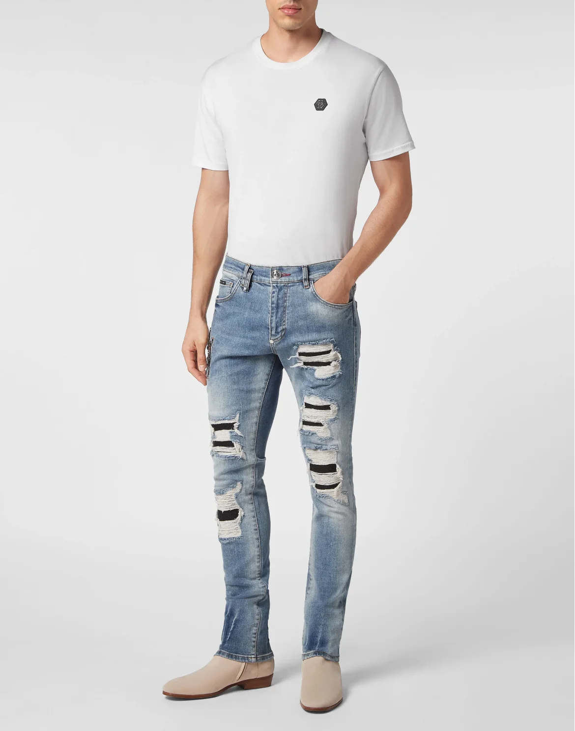 Denim Trousers Rock Star Fit, цвет: Синий