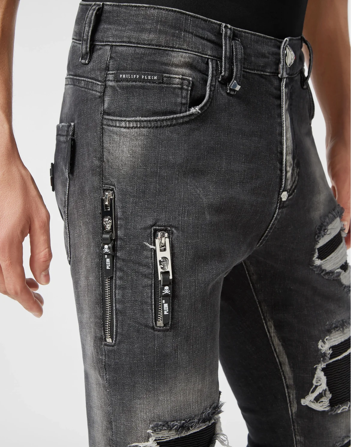 Denim Trousers Rock Star Fit, цвет: Черный