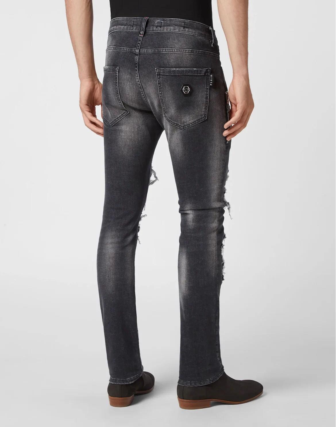 Denim Trousers Rock Star Fit, цвет: Черный