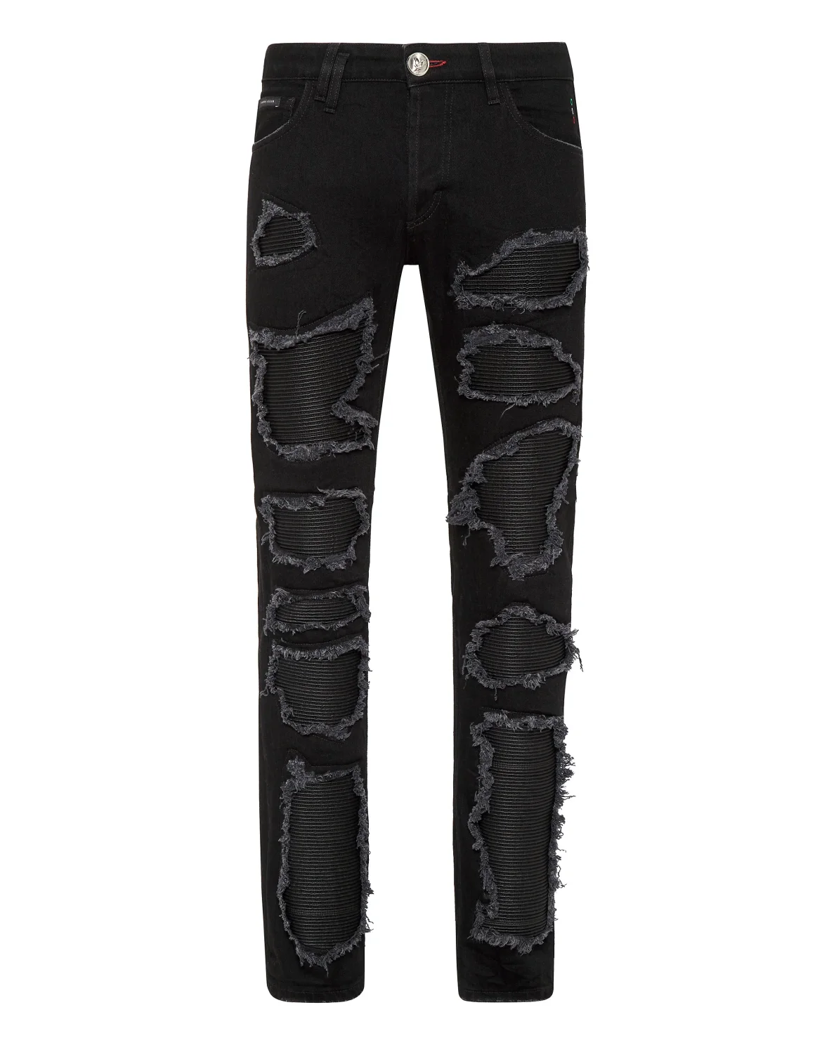 Denim Trousers Super Straight Cut, цвет: Черный