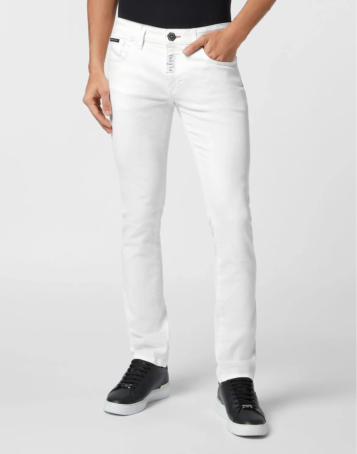 Denim Trousers Super Fit, цвет: Белый