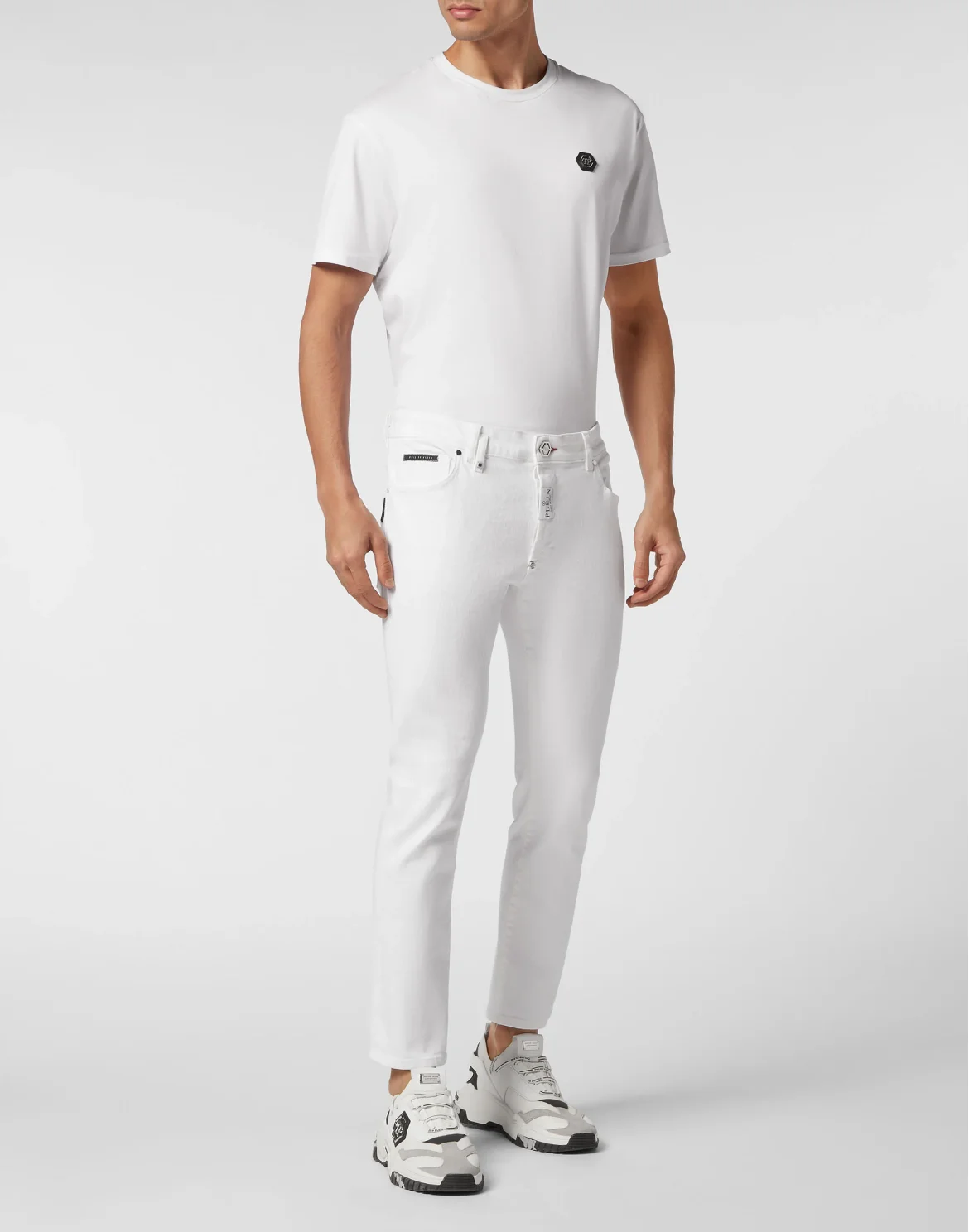 Denim Trousers Skinny Fit, цвет: Белый