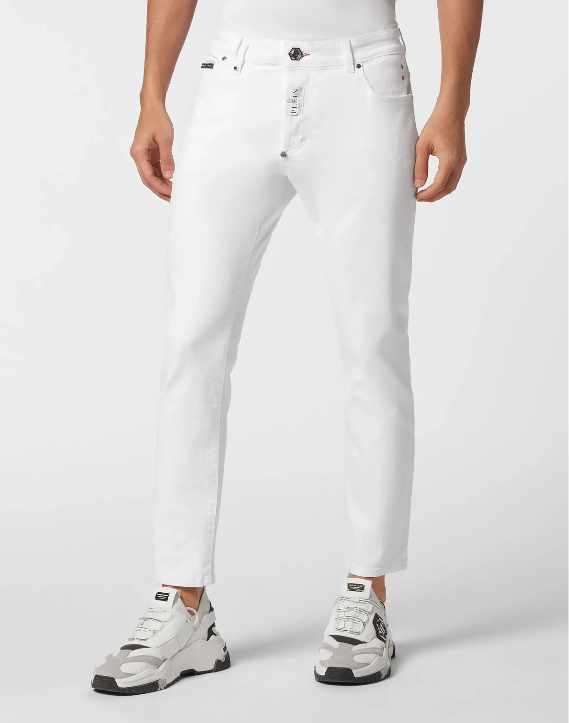 Denim Trousers Skinny Fit, цвет: Белый
