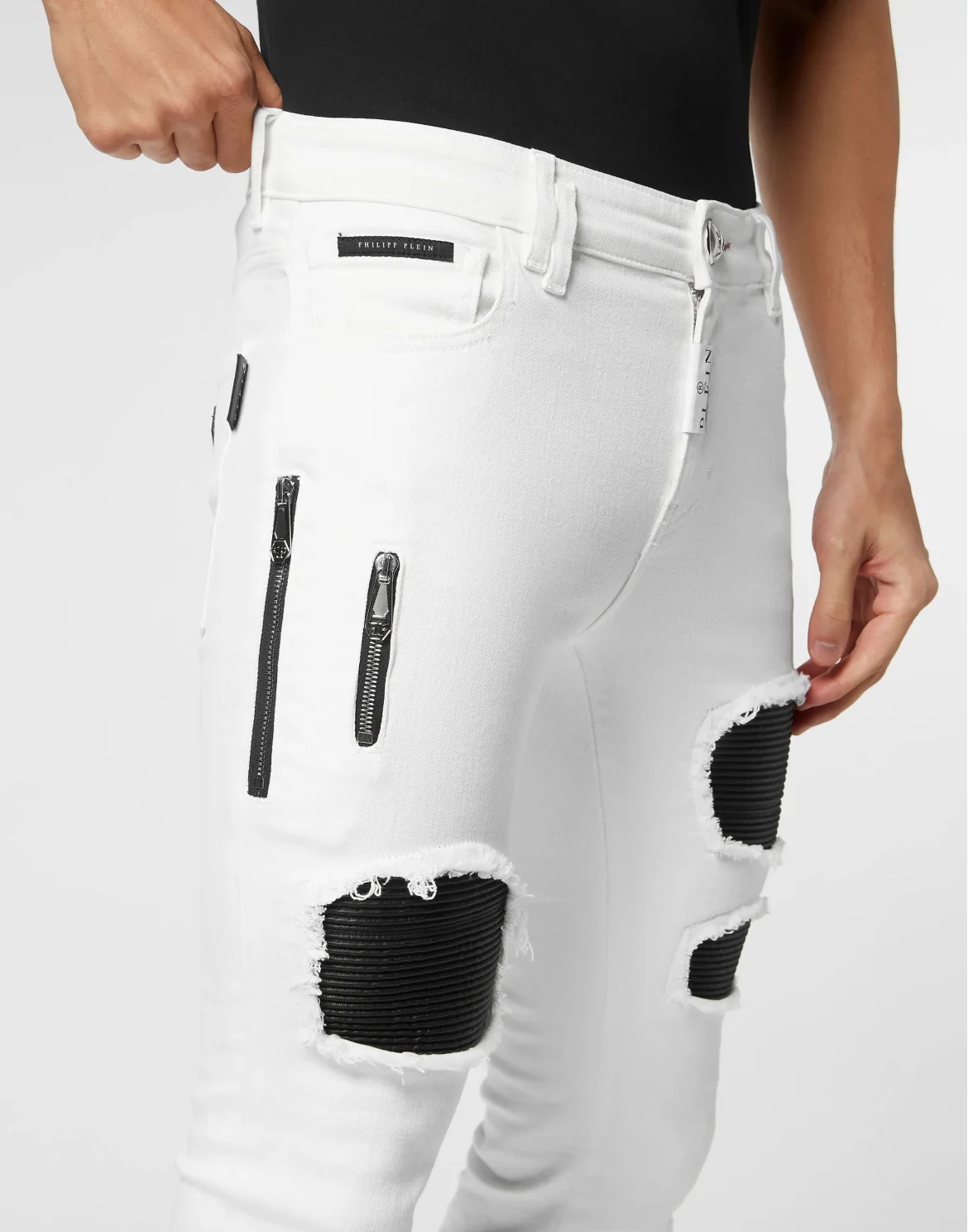 Denim Trousers Rock Star Fit, цвет: Белый