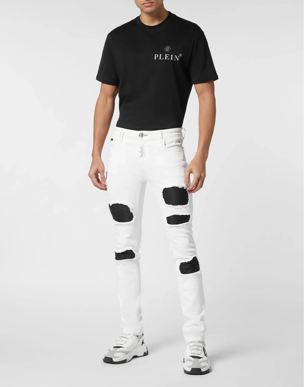 Denim Trousers Rock Star Fit, цвет: Белый