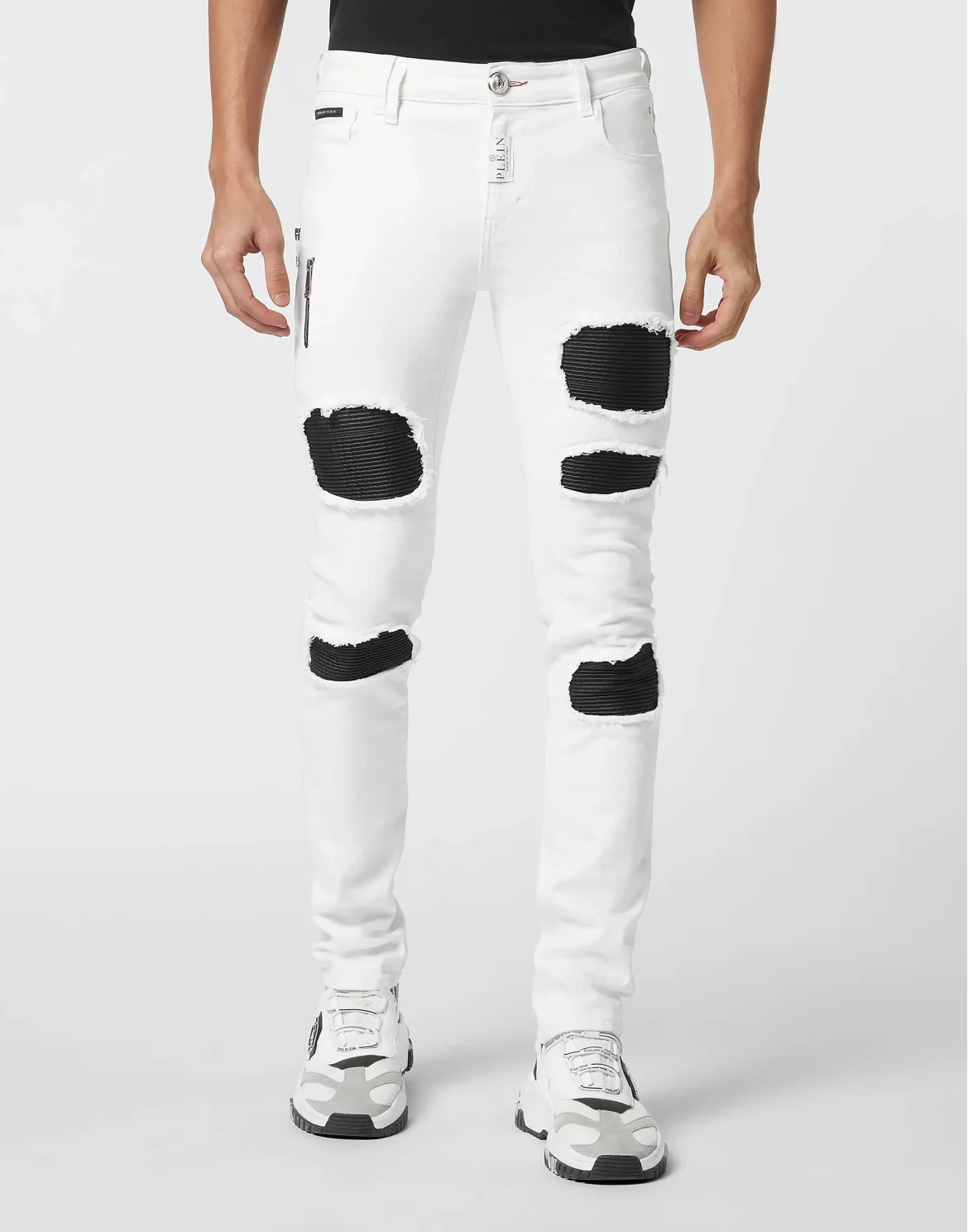 Denim Trousers Rock Star Fit, цвет: Белый