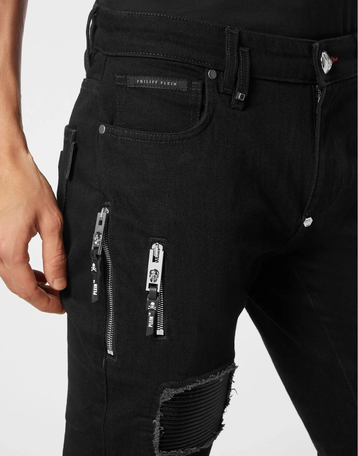 Denim Trousers Rock Star Fit, цвет: Черный