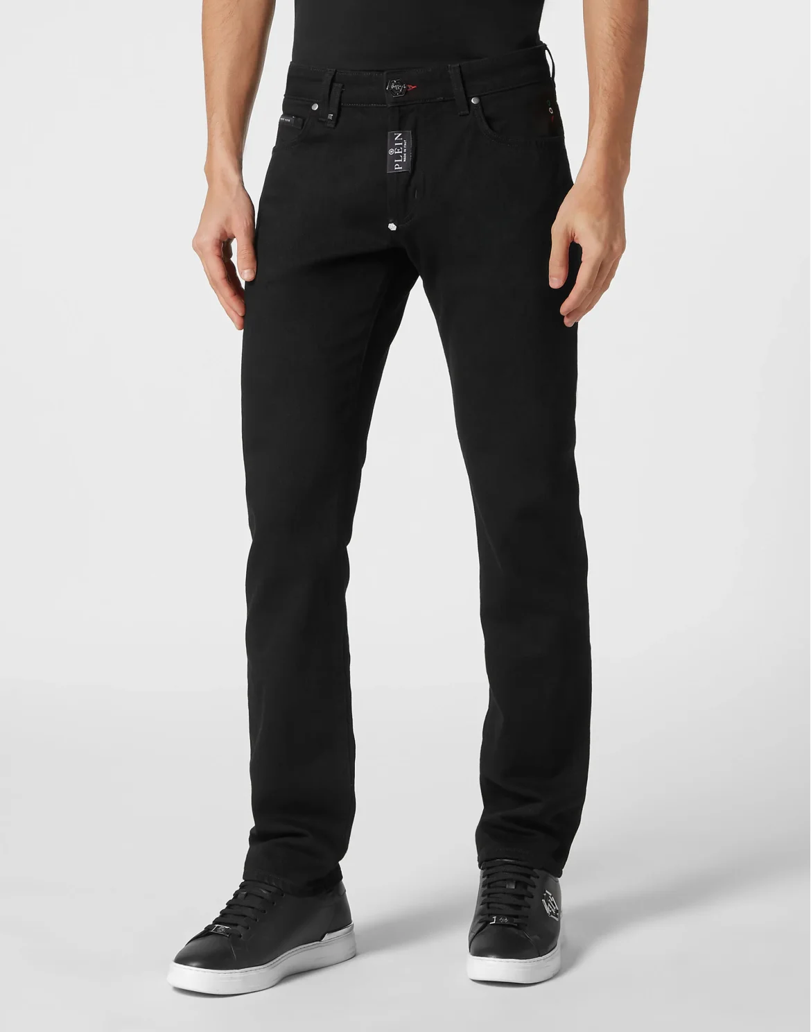 Denim Trousers Straight Supreme Comfort, цвет: Черный