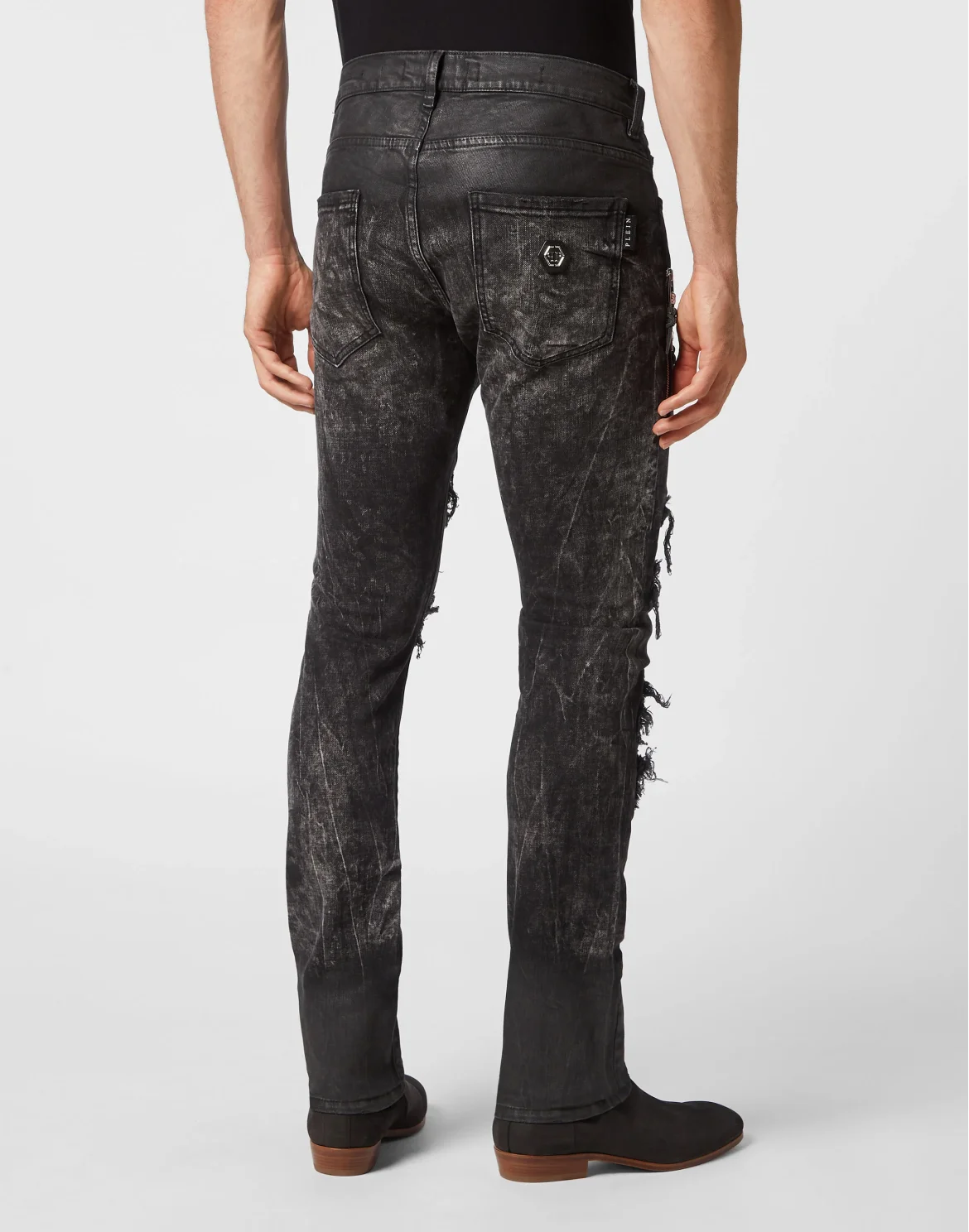 Denim Trousers Rock Star Fit, цвет: Черный