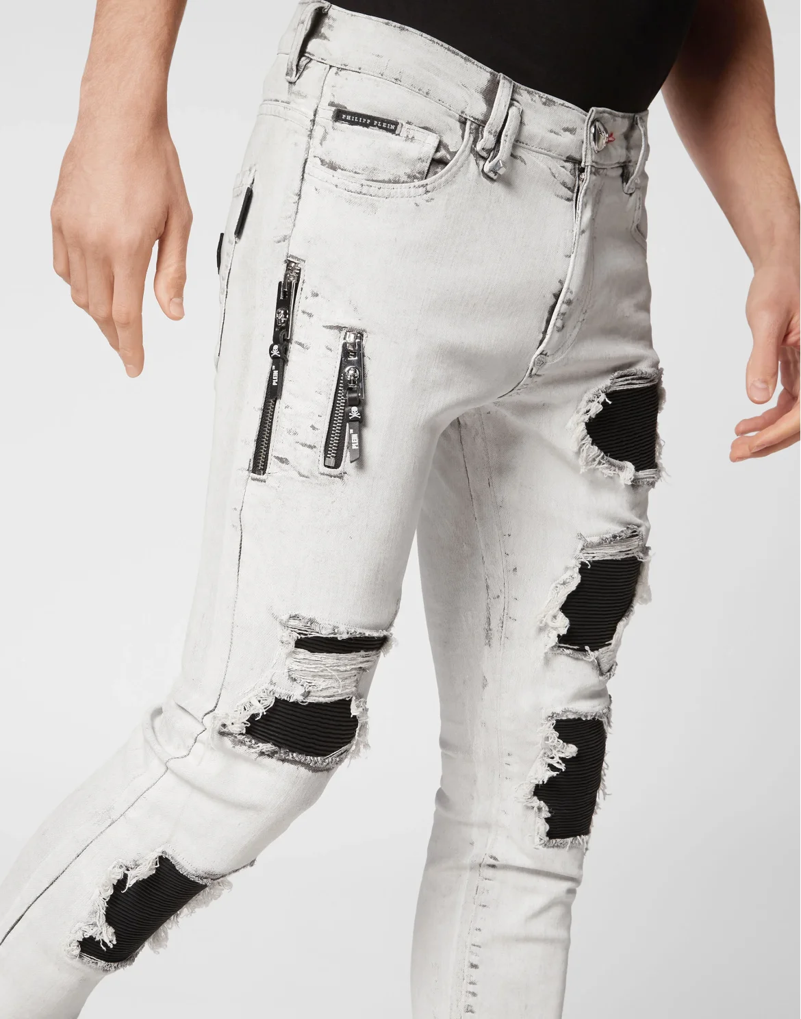 Denim Trousers Rock Star Fit, цвет: Белый