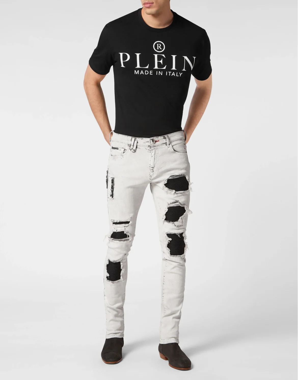 Denim Trousers Rock Star Fit, цвет: Белый