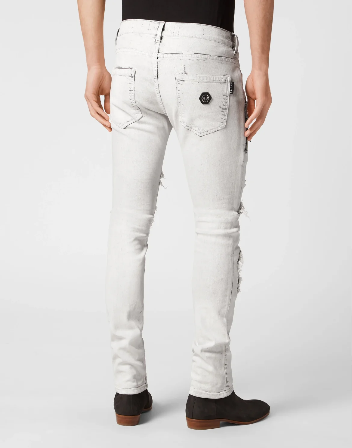 Denim Trousers Rock Star Fit, цвет: Белый
