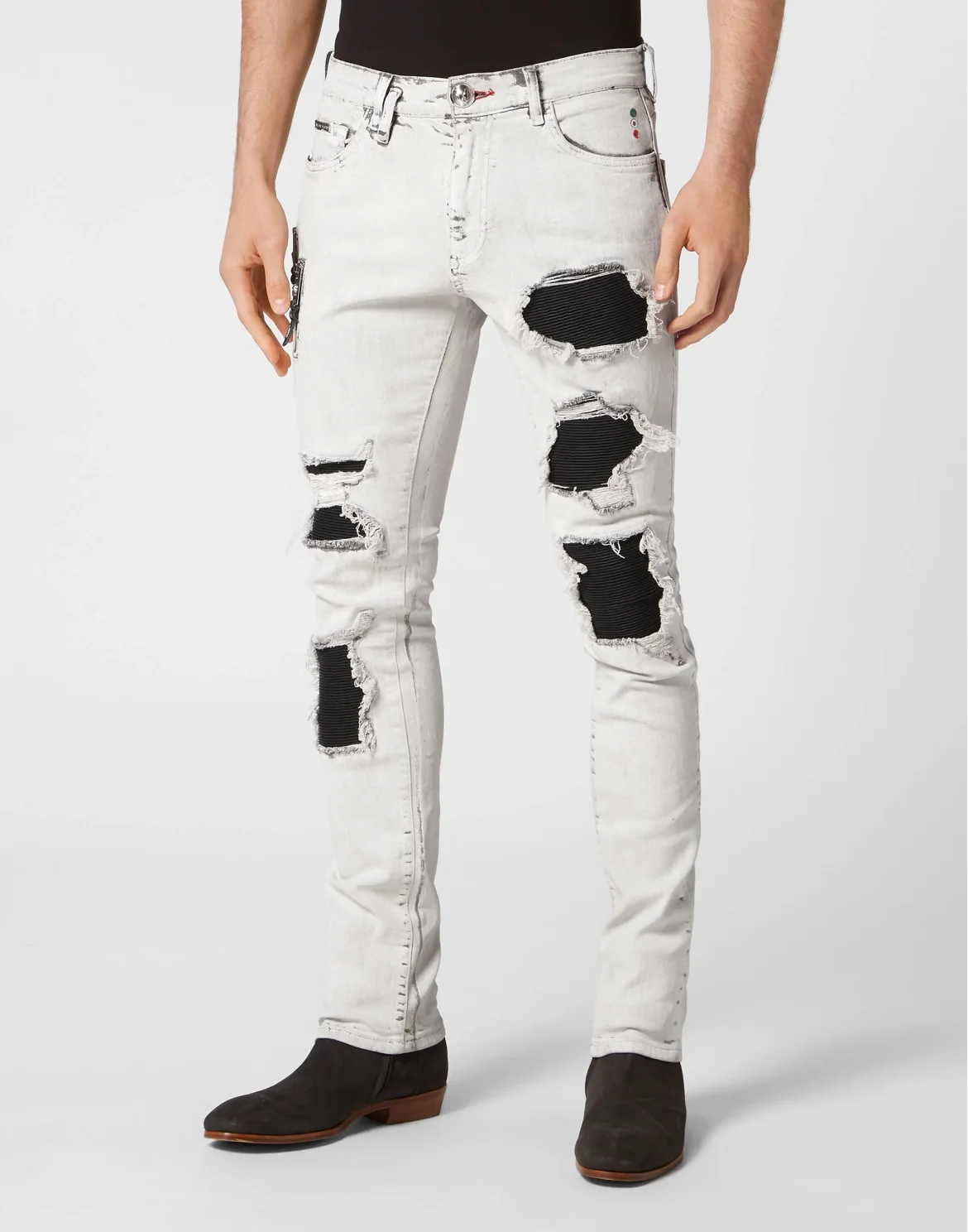Denim Trousers Rock Star Fit, цвет: Белый