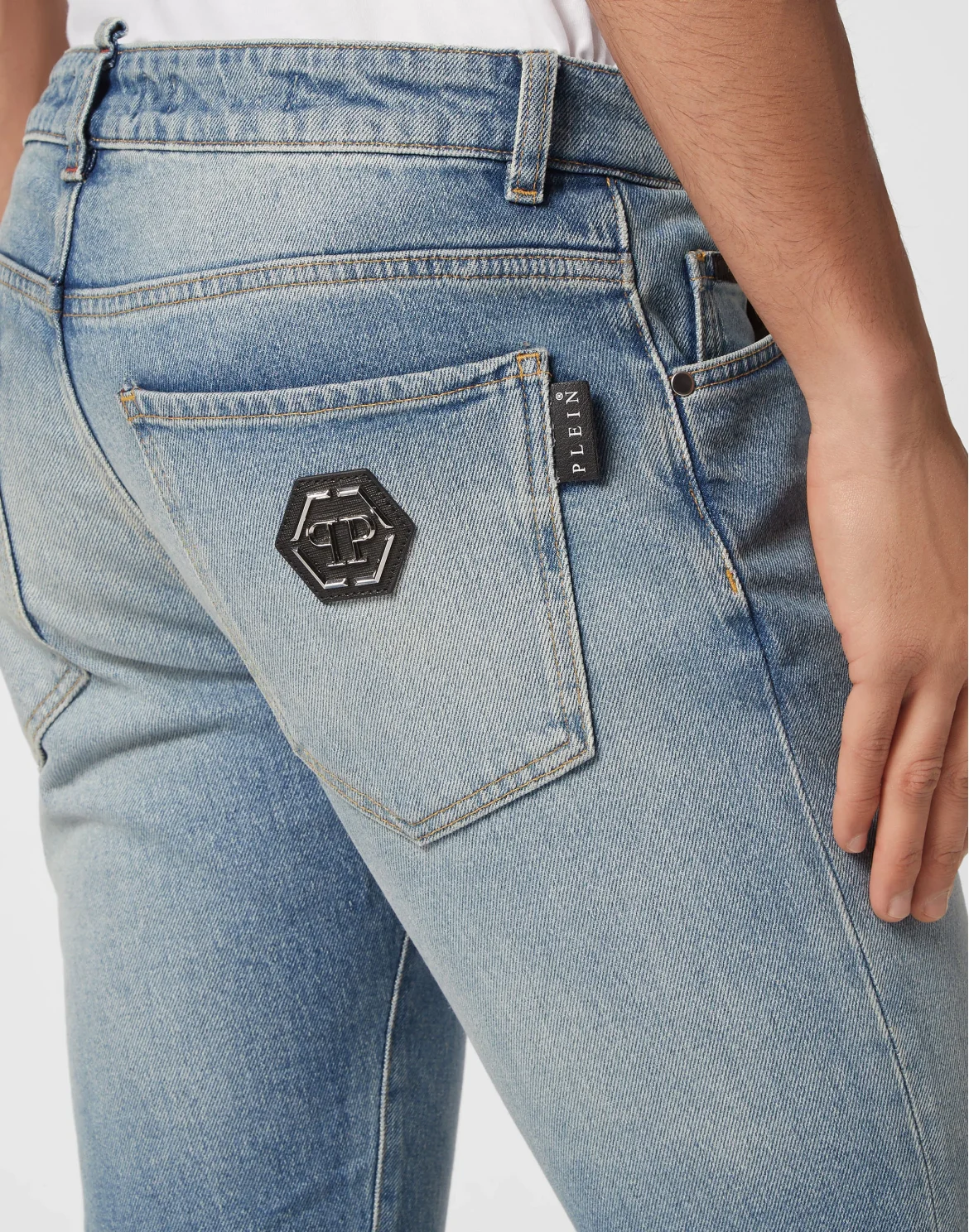 Denim Trousers Super Straight Cut Premium, цвет: Синий