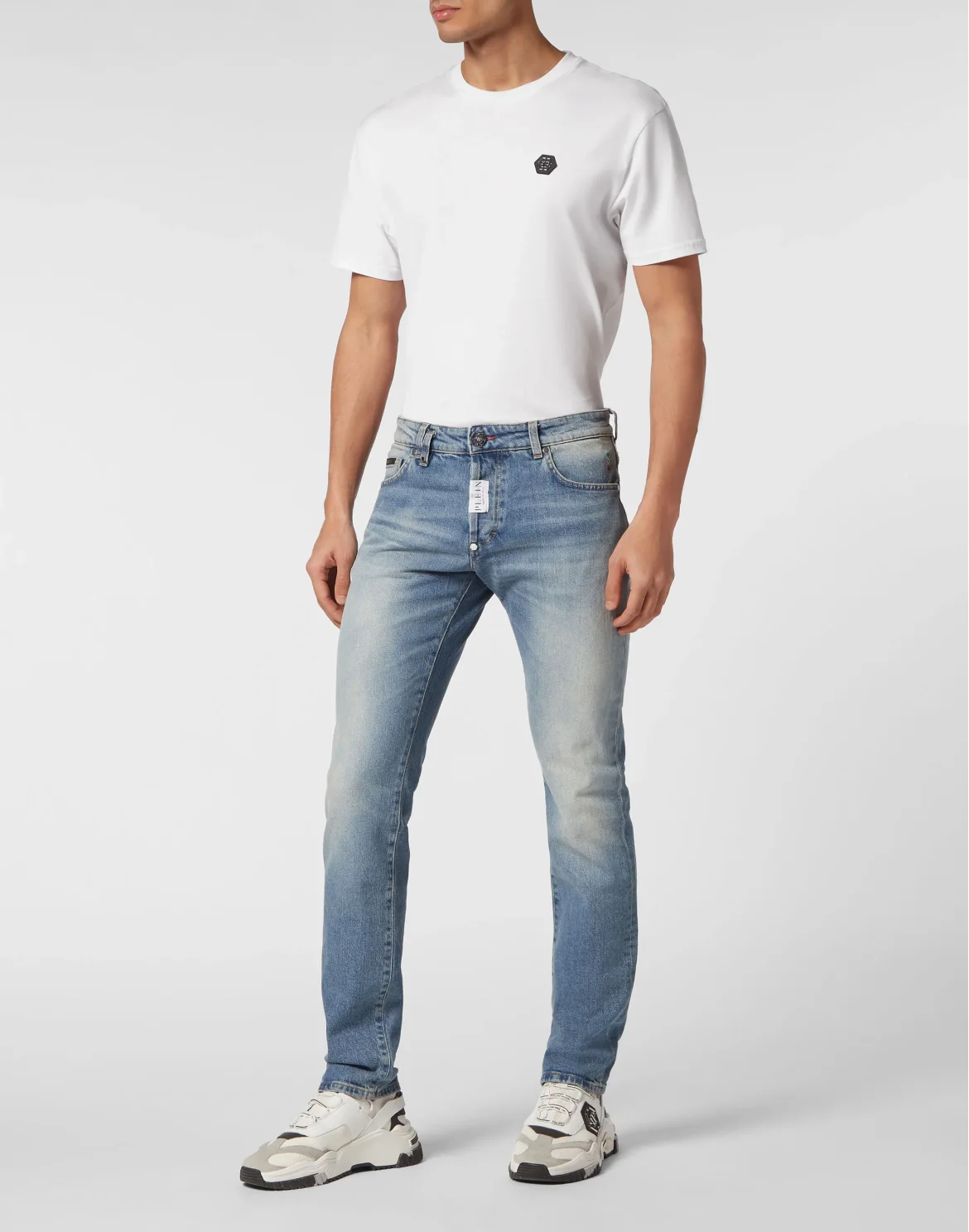 Denim Trousers Super Straight Cut Premium, цвет: Синий