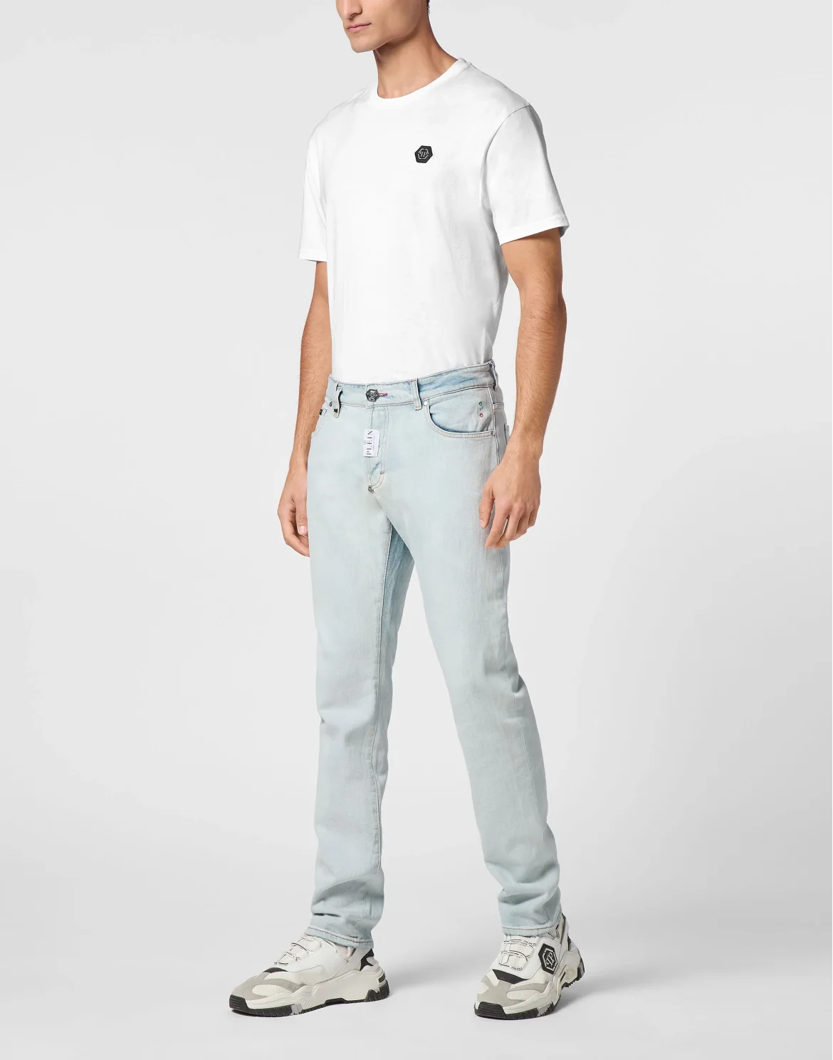 Denim Trousers Super Straight Cut Premium, цвет: Синий