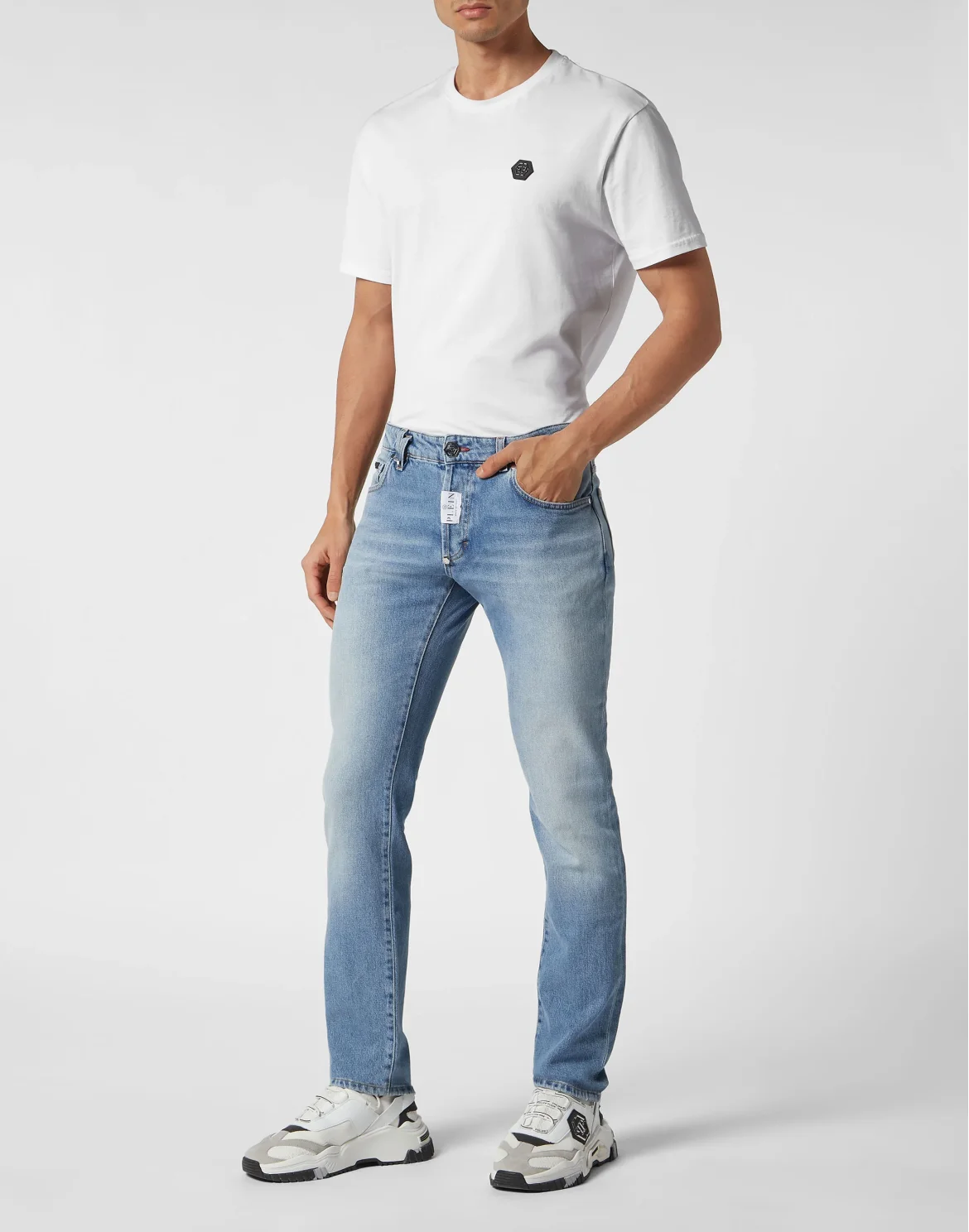 Denim Trousers Super Straight Cut Premium, цвет: Синий