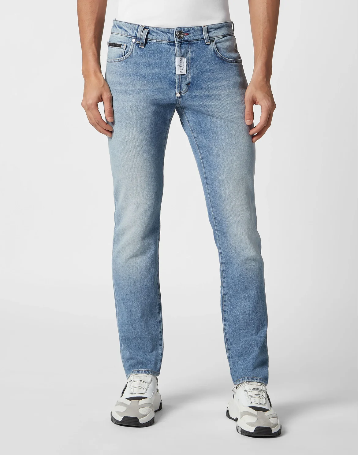 Denim Trousers Super Straight Cut Premium, цвет: Синий