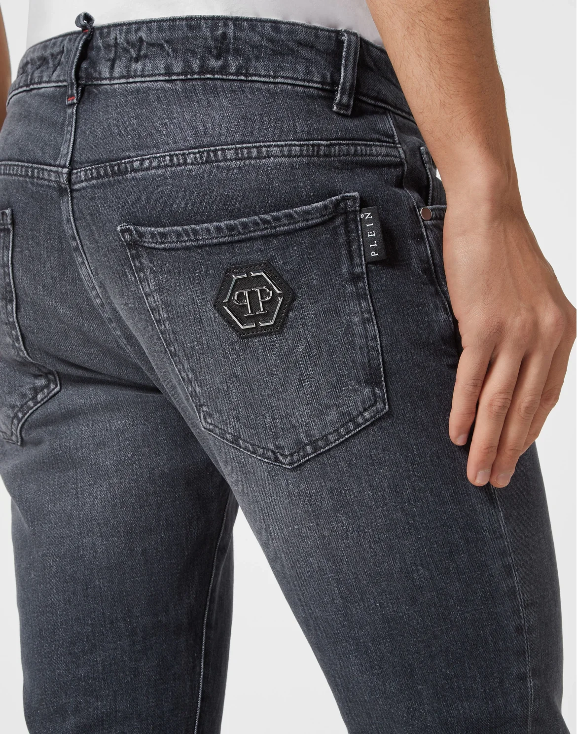Denim Trousers Super Straight Cut Premium, цвет: Серебристый