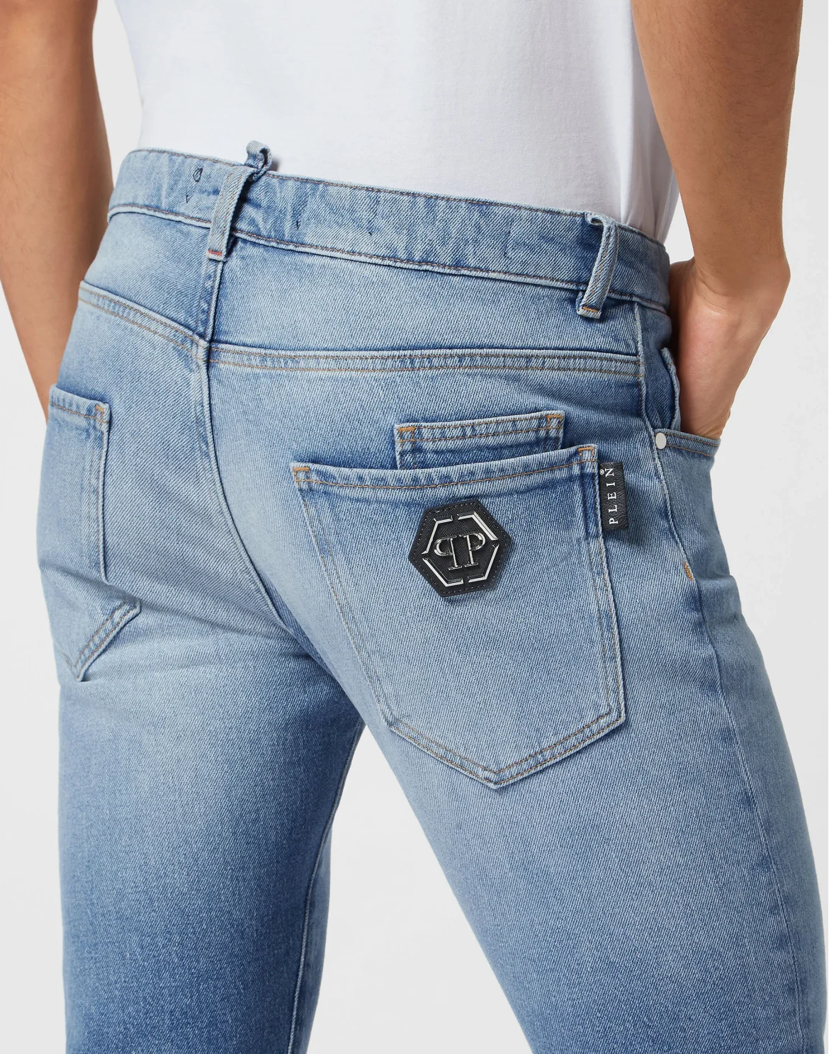 Denim Trousers Straight Supreme Comfort Fit, цвет: Синий
