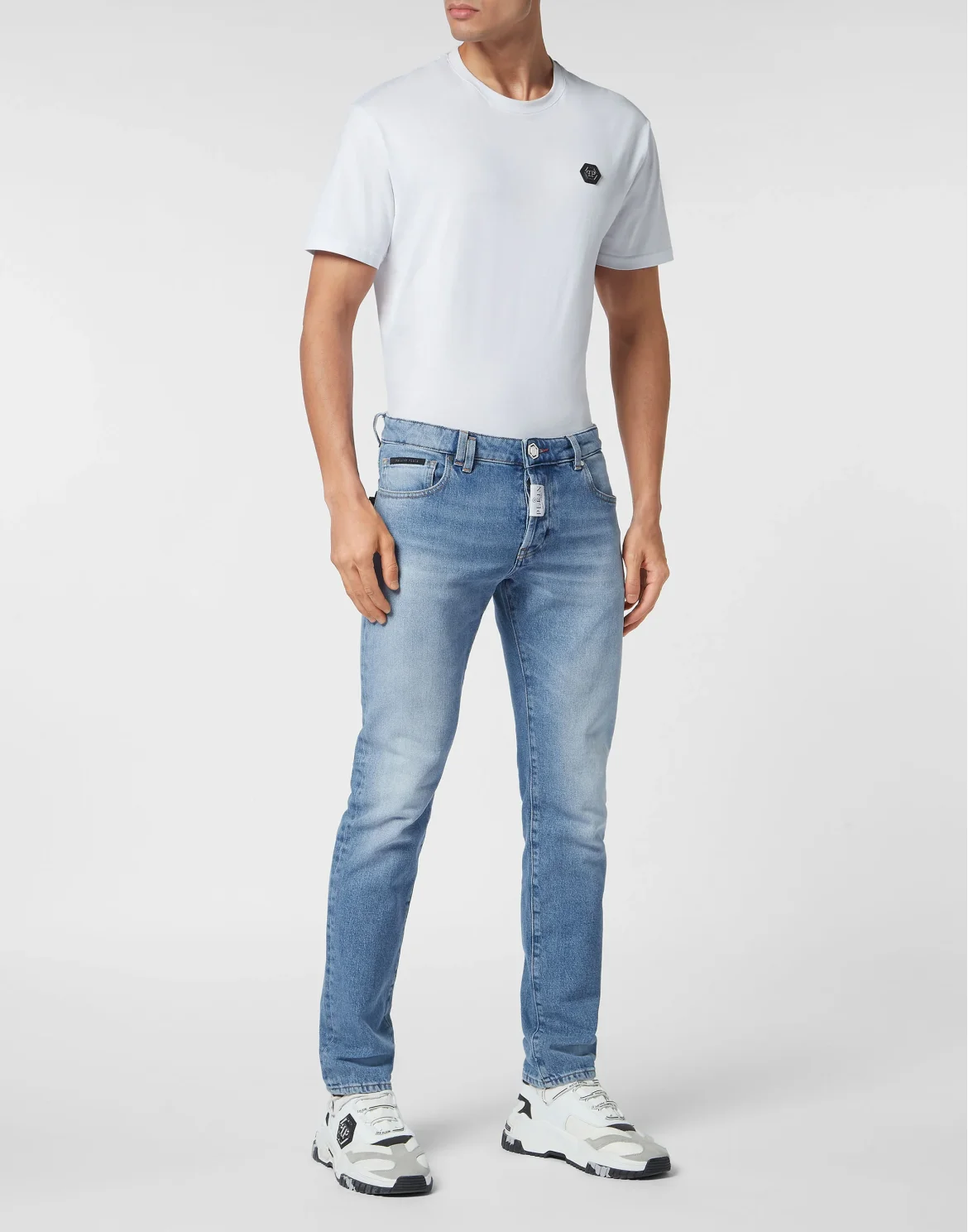 Denim Trousers Straight Supreme Comfort Fit, цвет: Синий