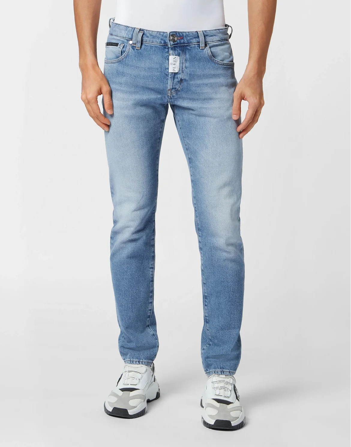 Denim Trousers Straight Supreme Comfort Fit, цвет: Синий