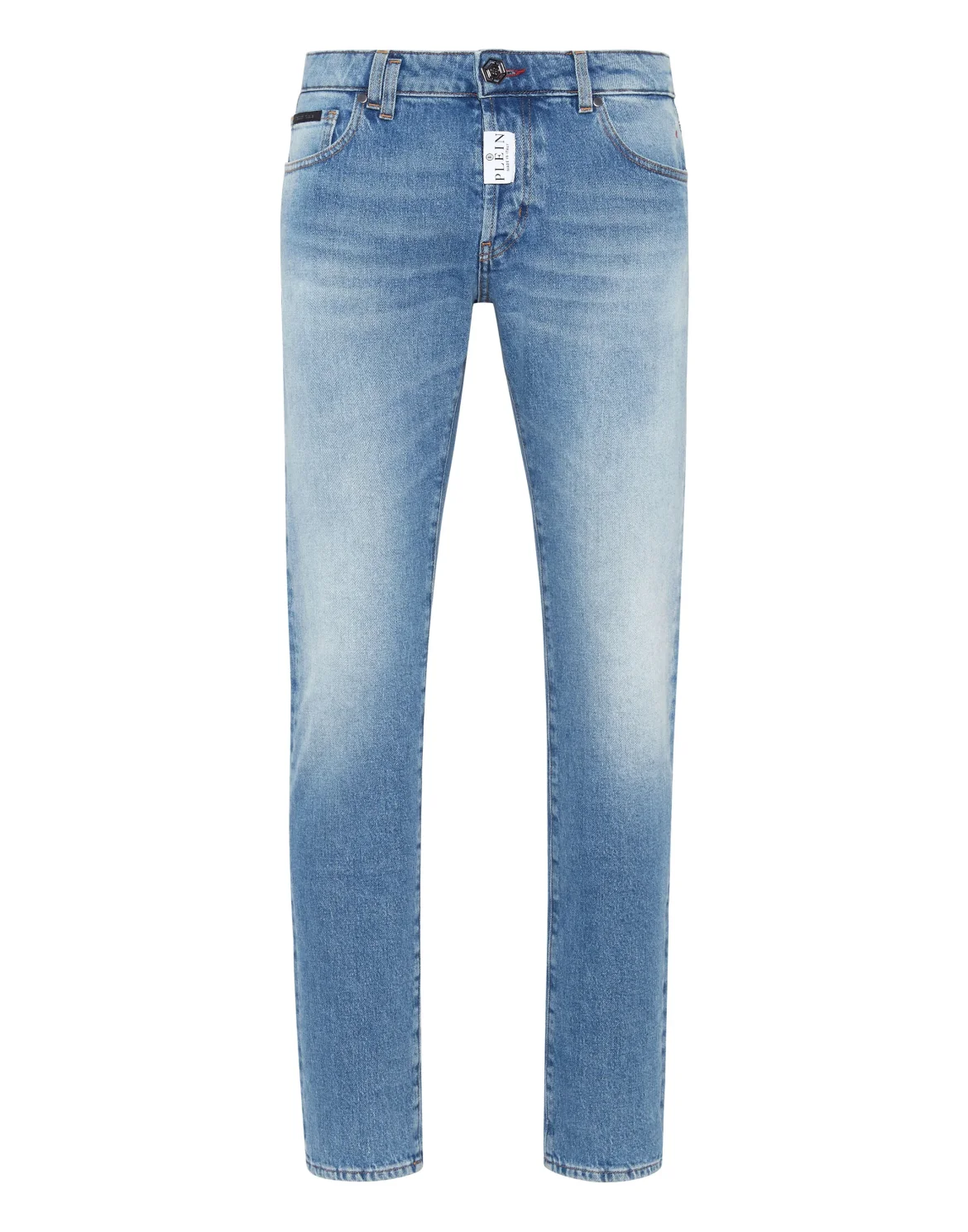 Denim Trousers Straight Supreme Comfort Fit, цвет: Синий