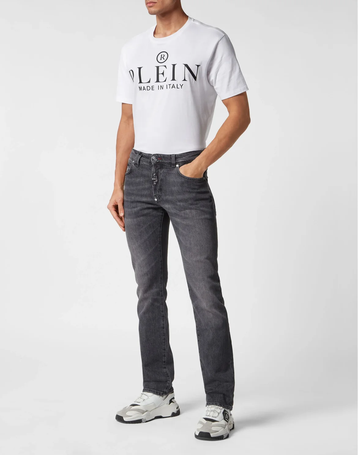 Denim Trousers Straight Supreme Comfort Fit, цвет: Серебристый