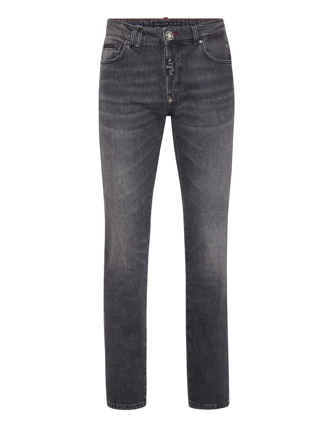 Denim Trousers Straight Supreme Comfort Fit, цвет: Серебристый